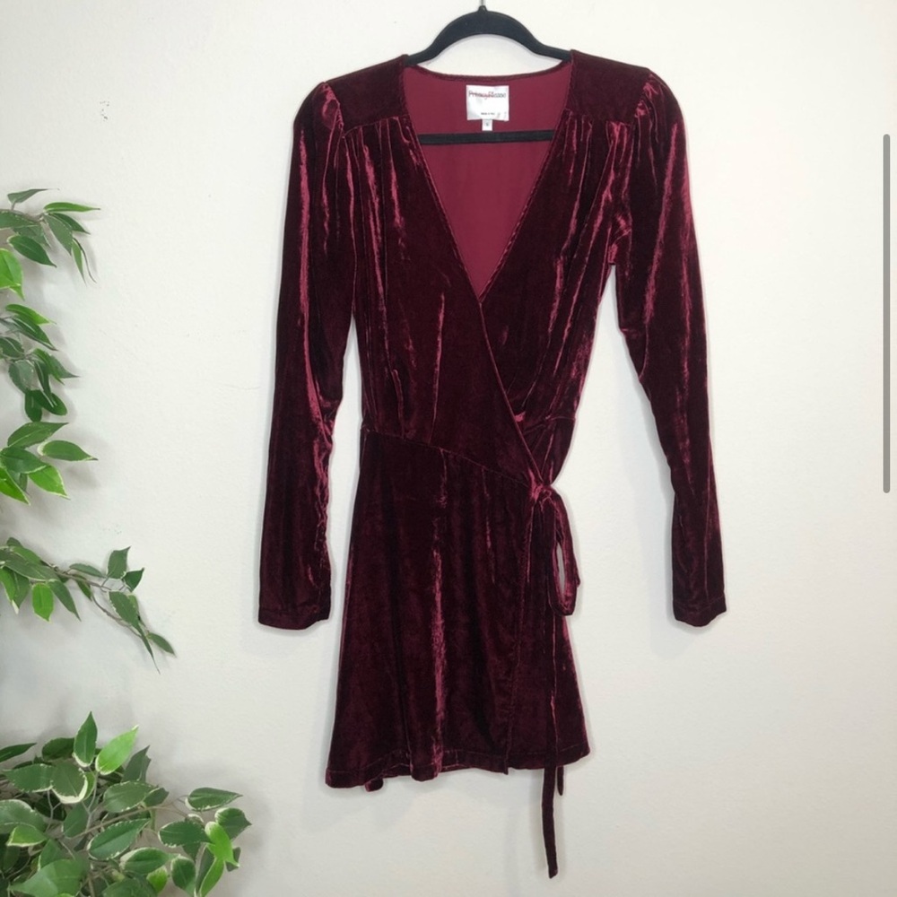 💜 Privacy Please X Revolve Astro Velvet Dress - Picture 2 of 11
